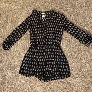 Madewell button up romper